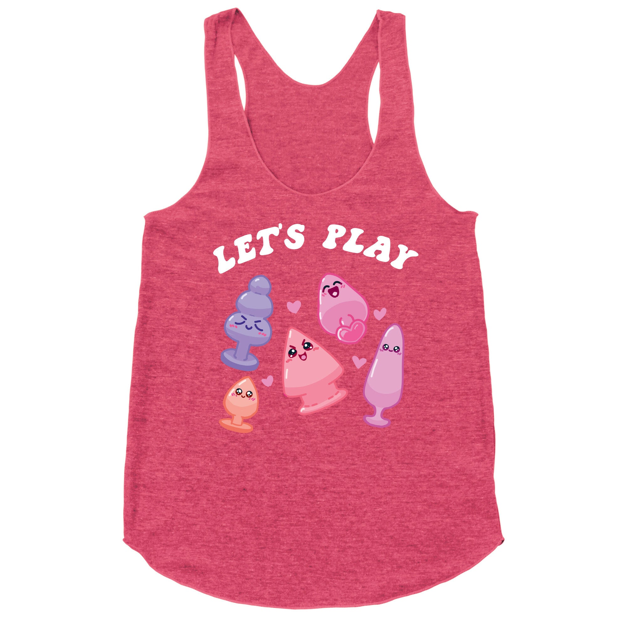 Let's Play (Kawaii Plugs) Racerback Tank