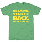 The Lactose Strikes Backâ€¦ Return of the Shit Unisex Triblend Tee