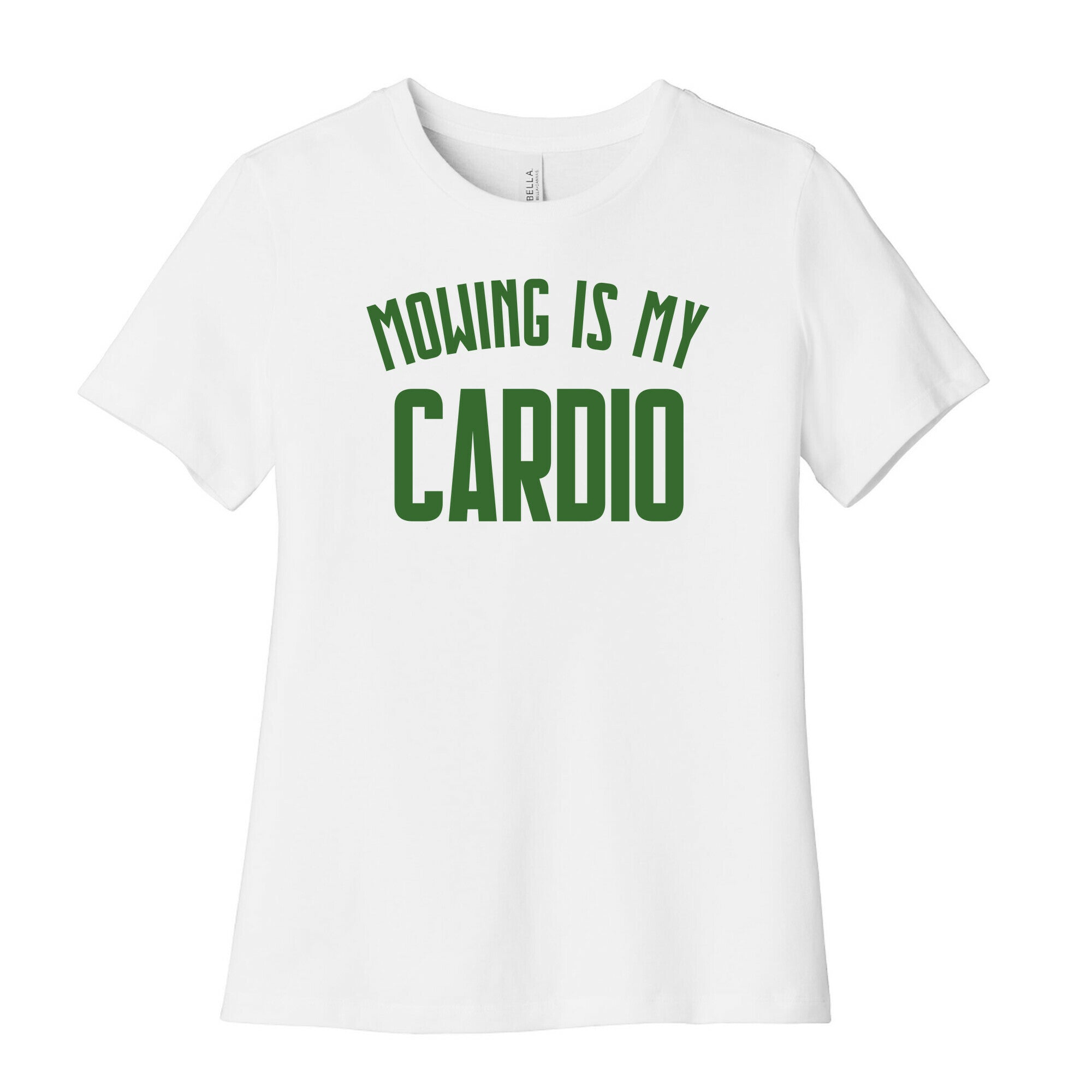 Mowing Is My Cardio Women's Cotton Tee