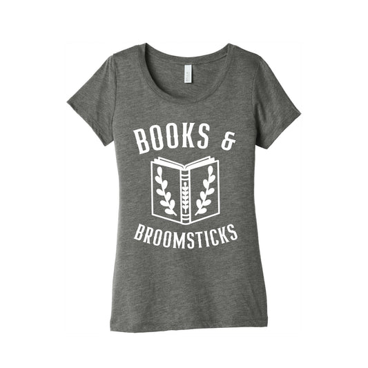Books And Broomsticks Women's Triblend Tee