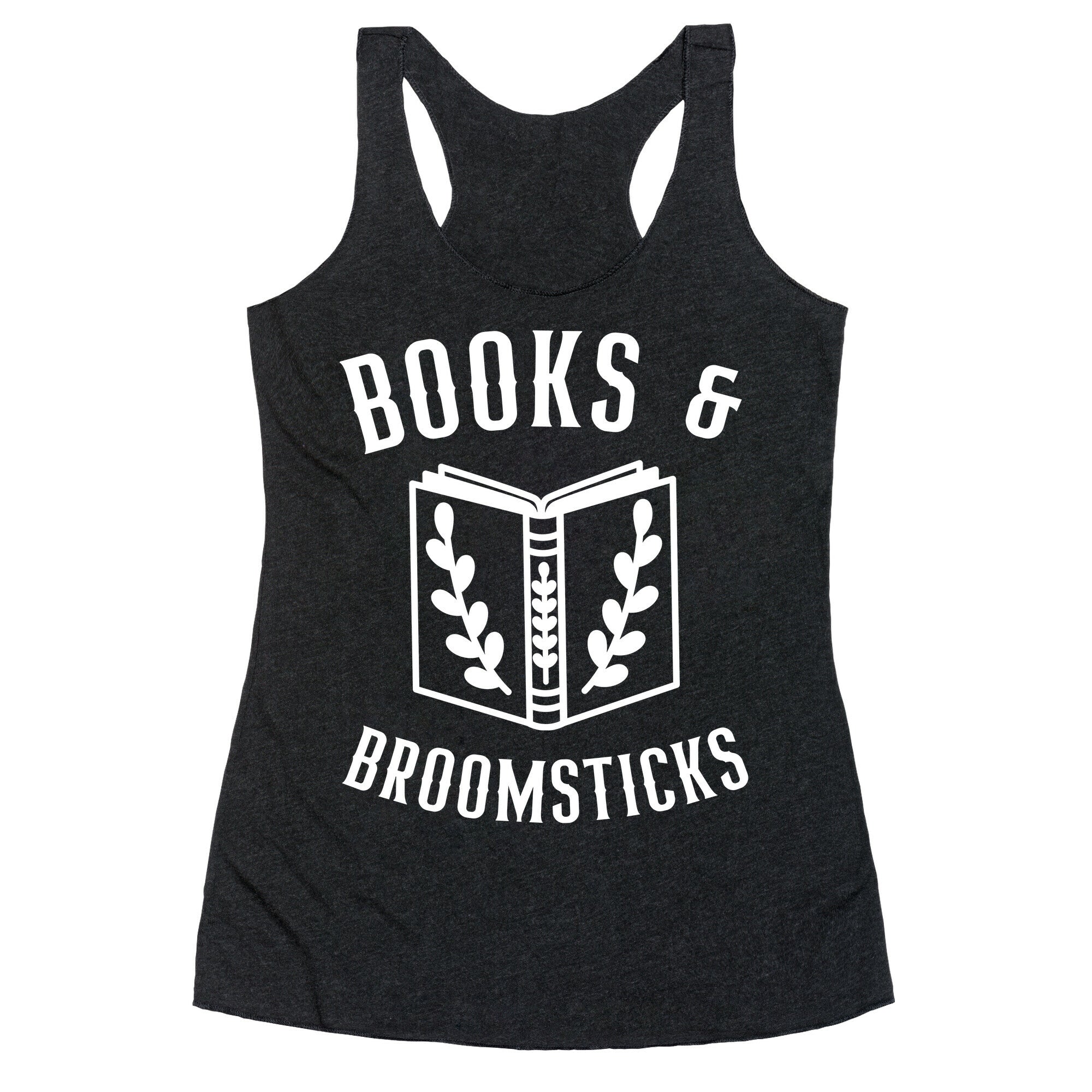 Books And Broomsticks Racerback Tank