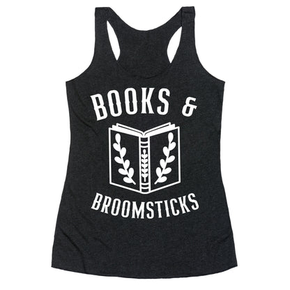 Books And Broomsticks Racerback Tank