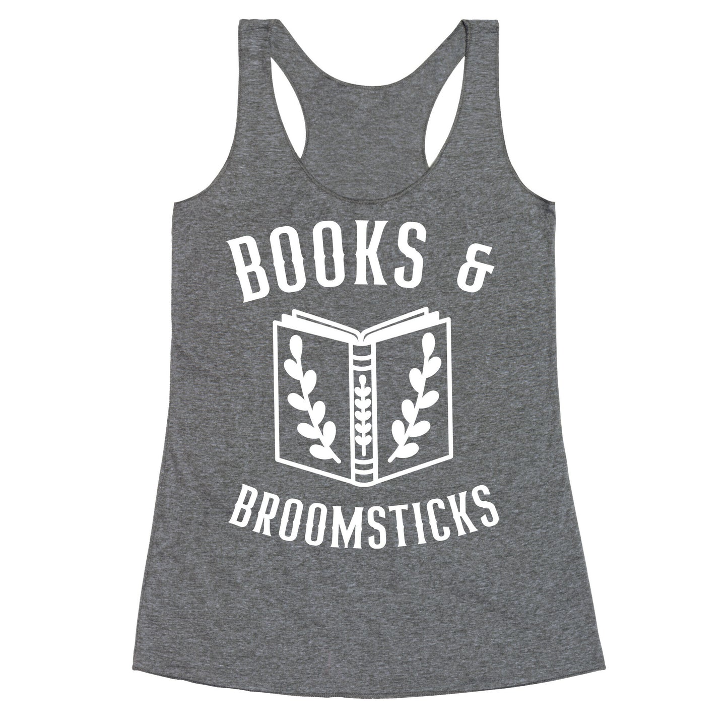 Books And Broomsticks Racerback Tank