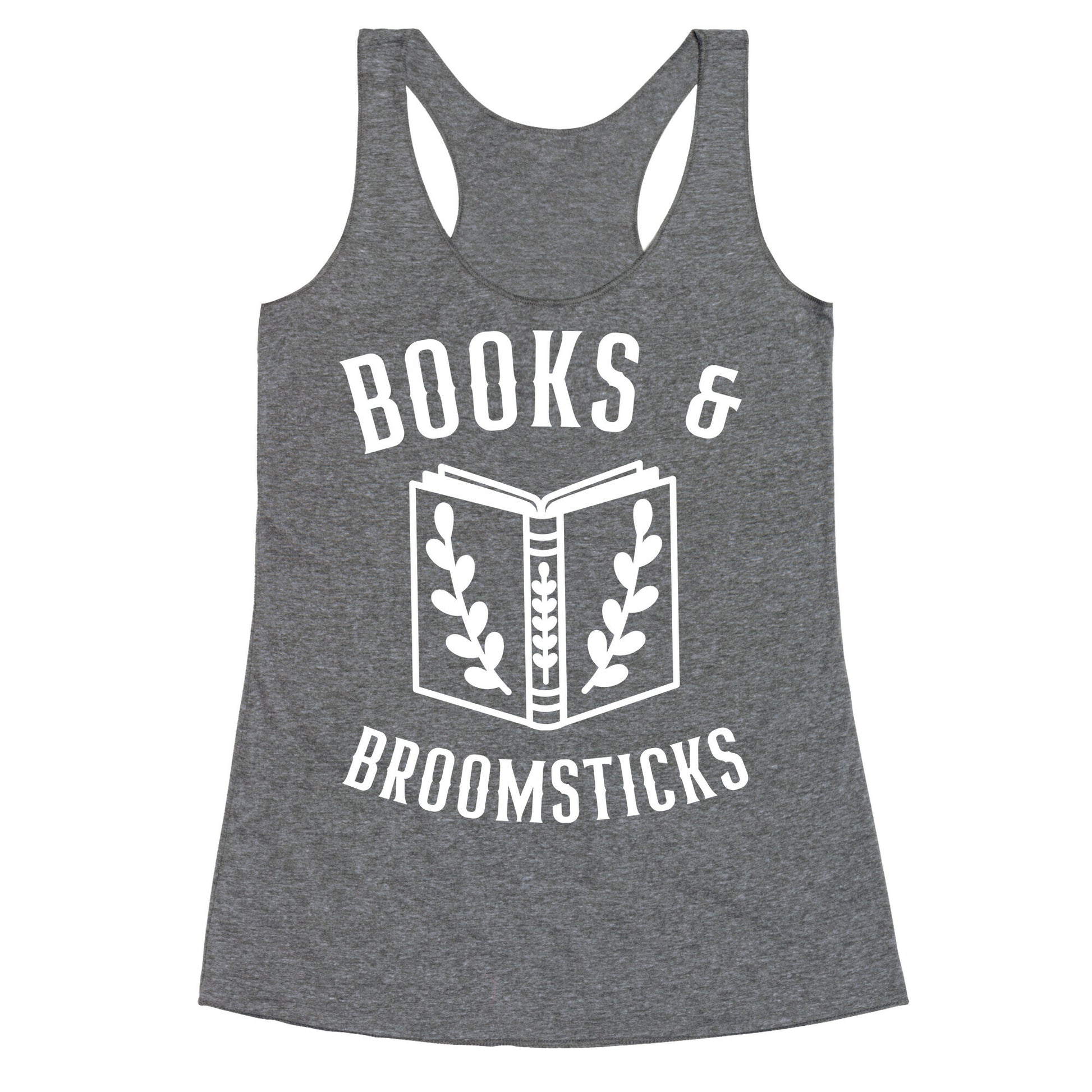 Books And Broomsticks Racerback Tank