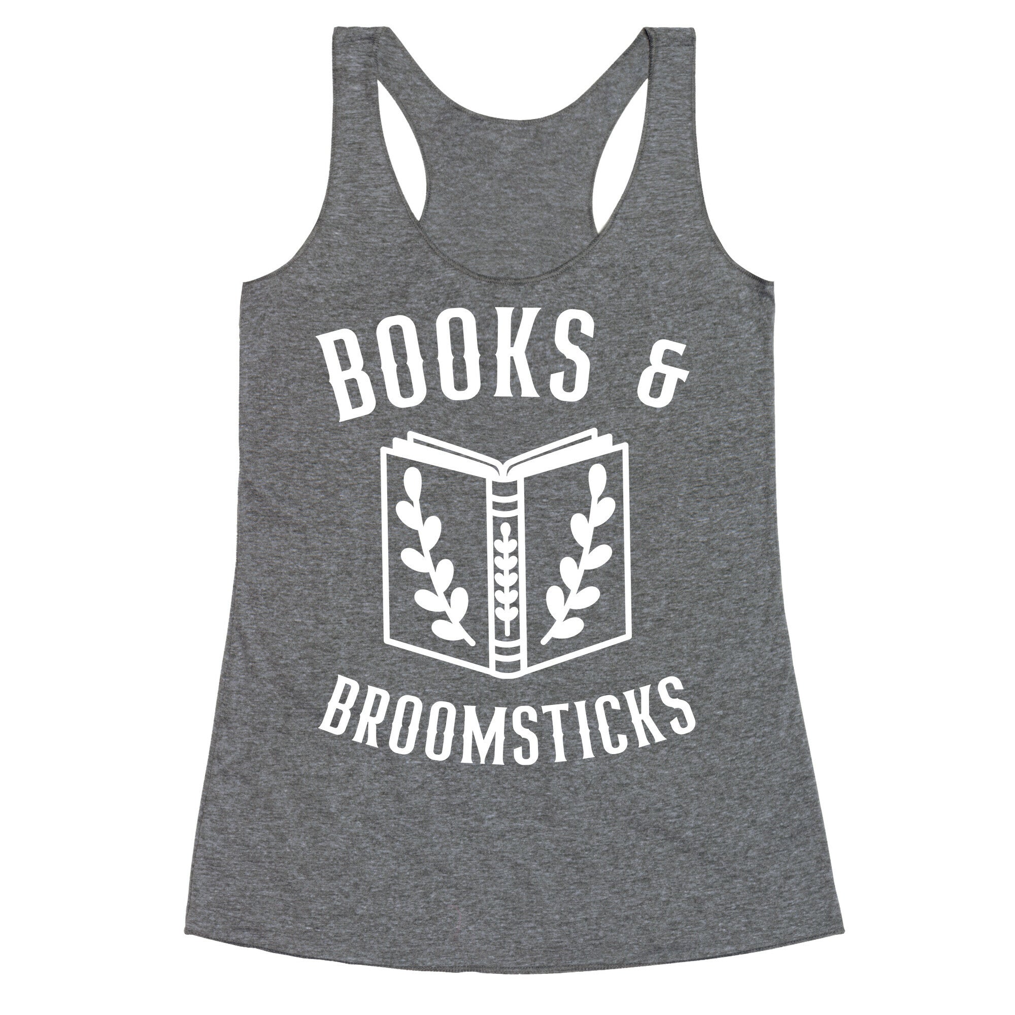 Books And Broomsticks Racerback Tank