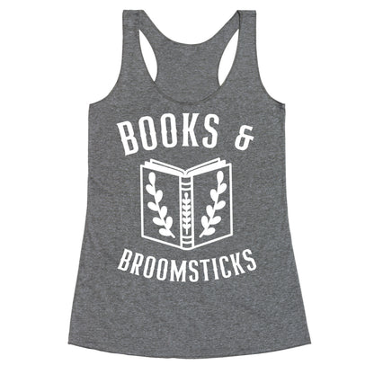 Books And Broomsticks Racerback Tank