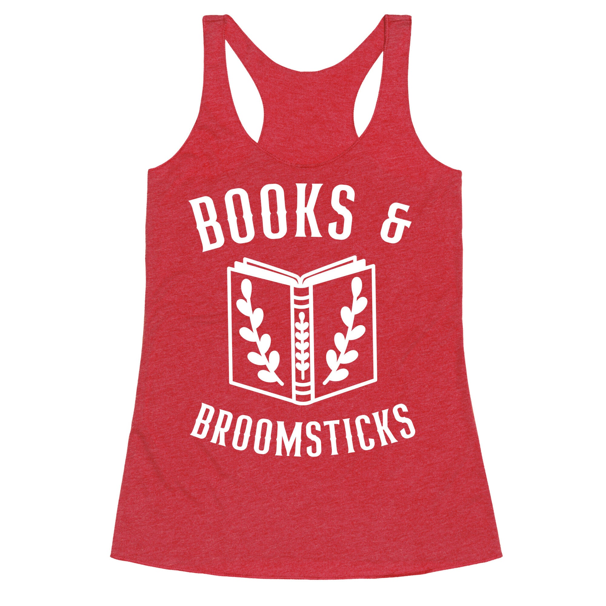 Books And Broomsticks Racerback Tank