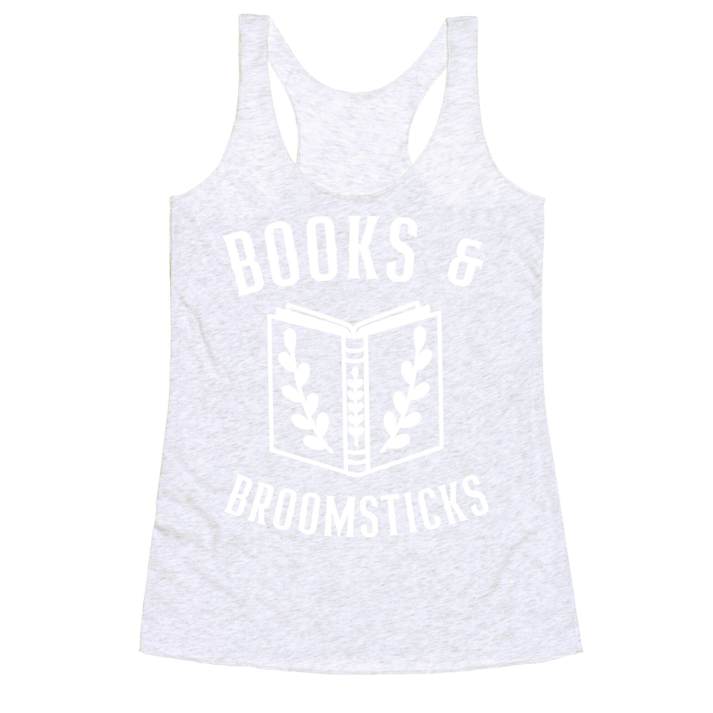Books And Broomsticks Racerback Tank