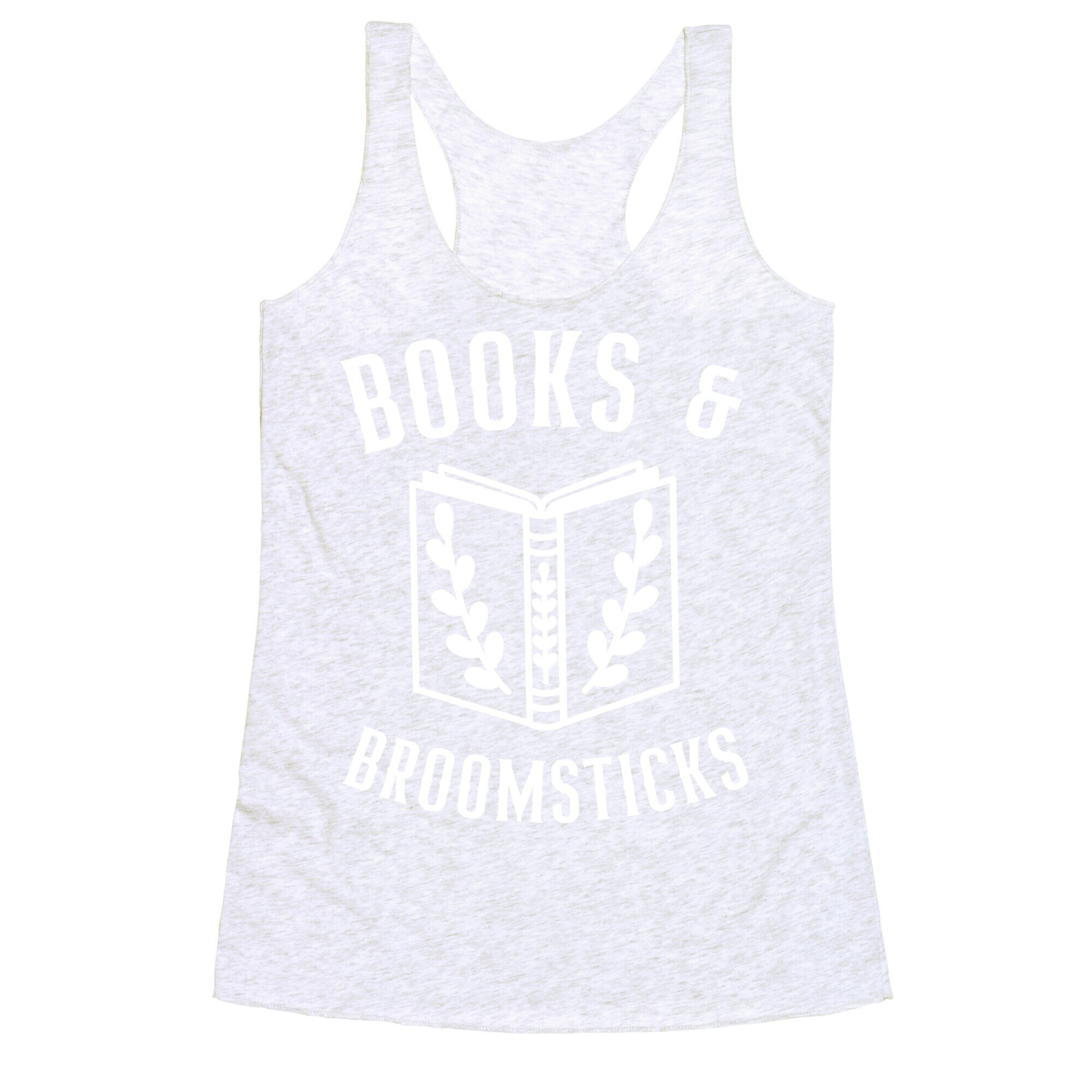 Books And Broomsticks Racerback Tank