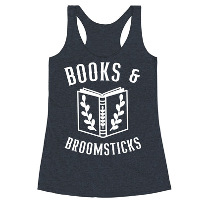 Books And Broomsticks Racerback Tank