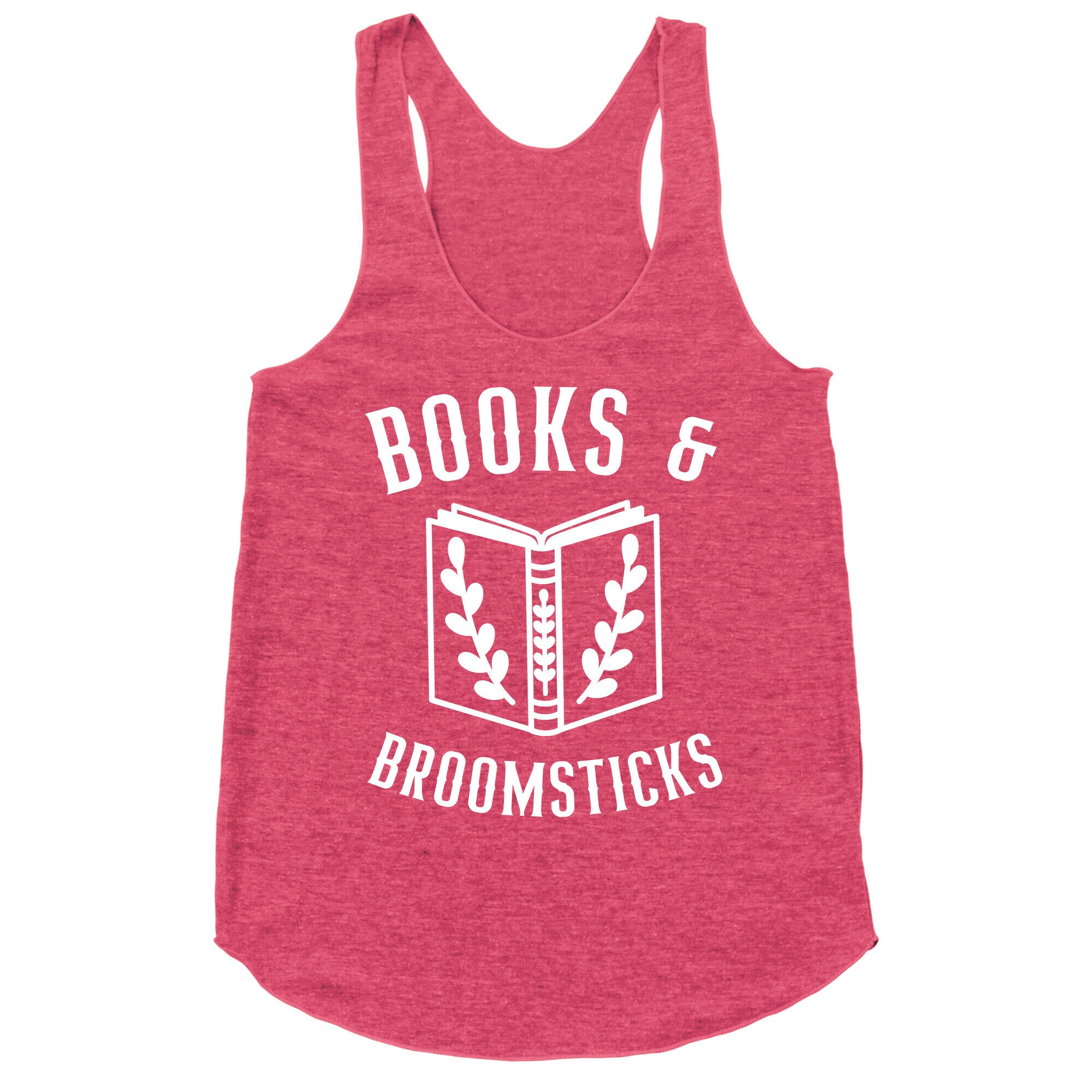 Books And Broomsticks Racerback Tank