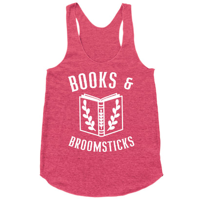 Books And Broomsticks Racerback Tank