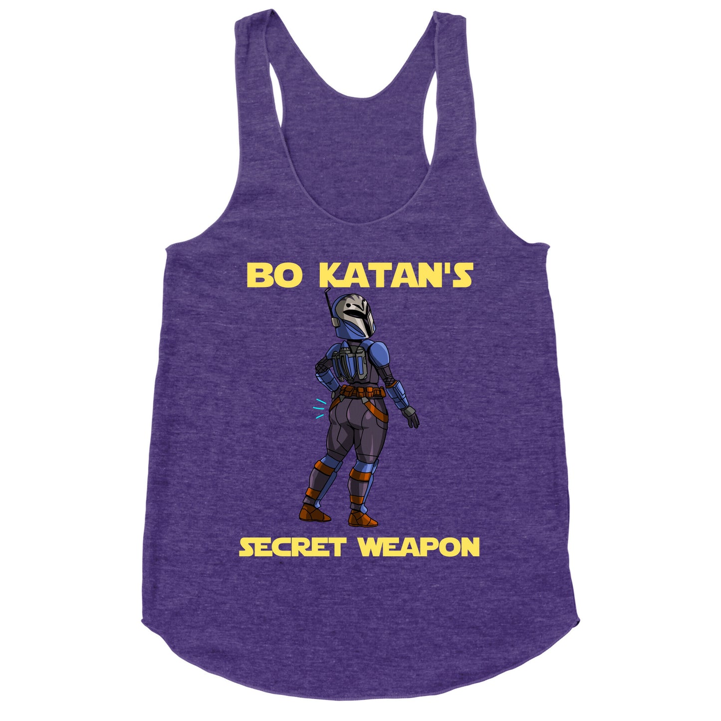 Bo Katan's Secret Weapon Racerback Tank