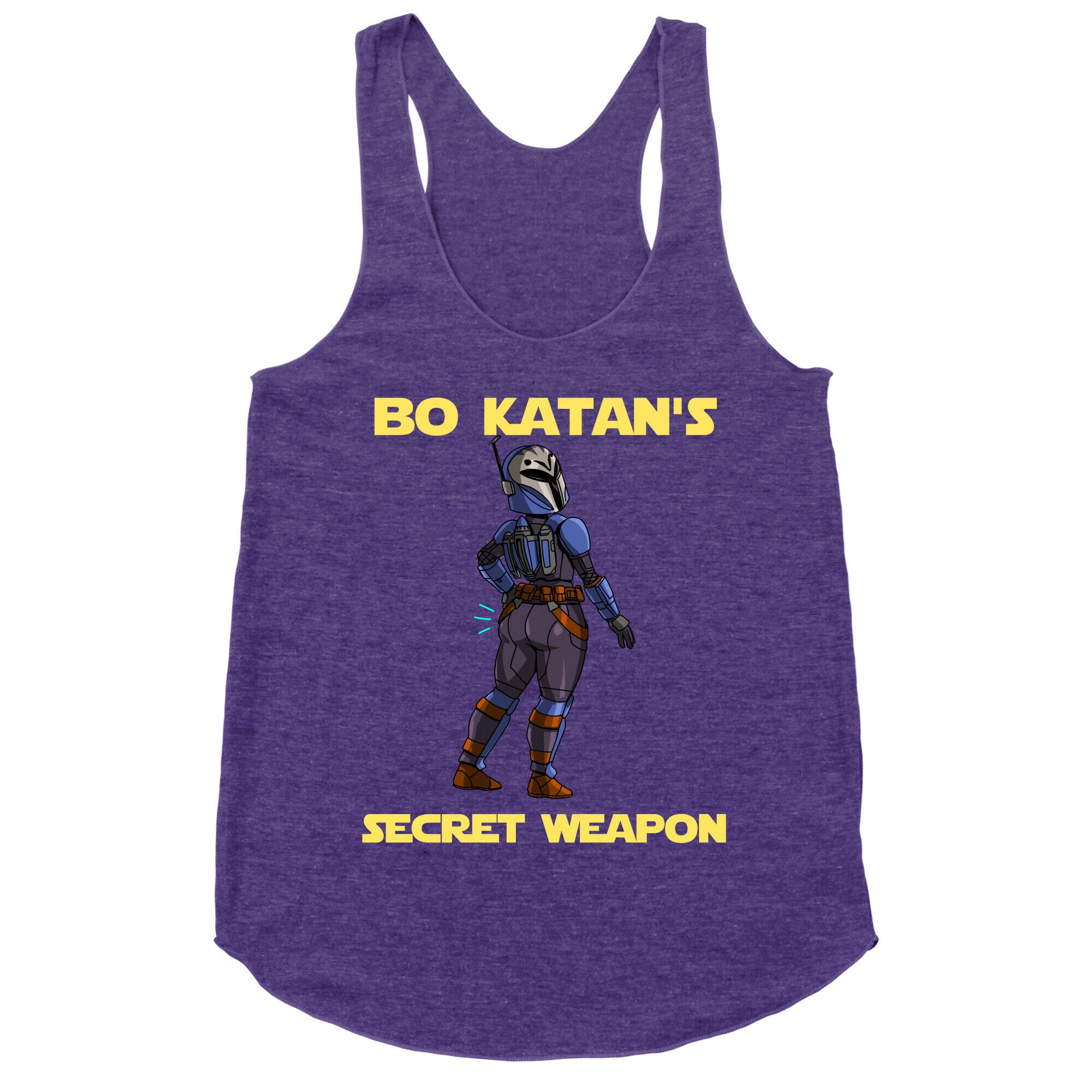Bo Katan's Secret Weapon Racerback Tank