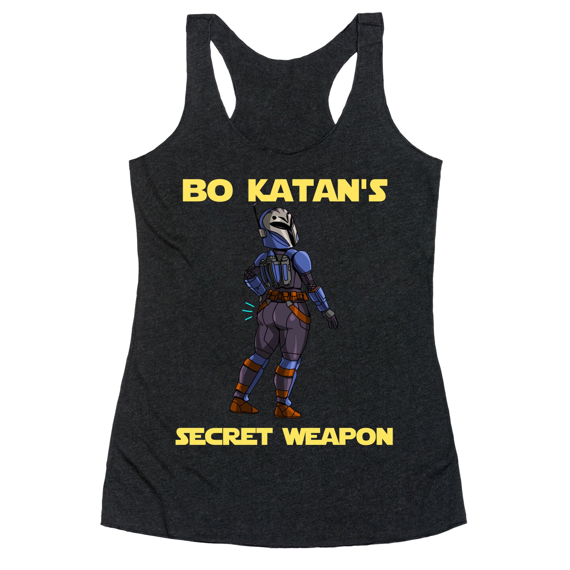 Bo Katan's Secret Weapon Racerback Tank