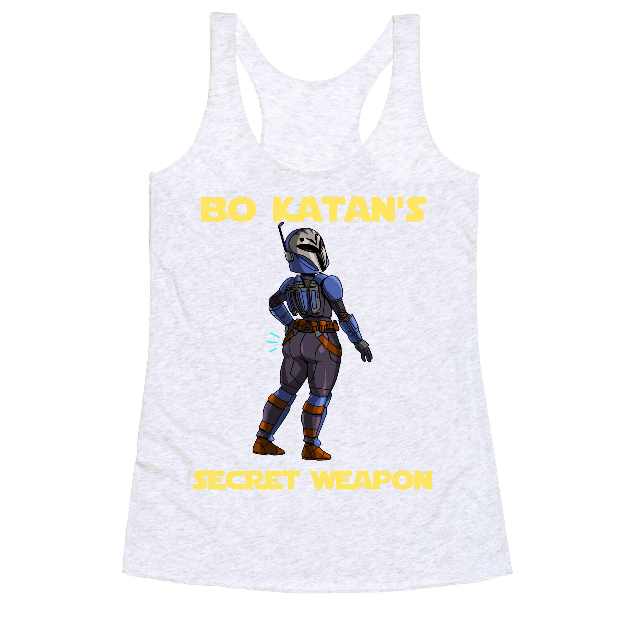 Bo Katan's Secret Weapon Racerback Tank