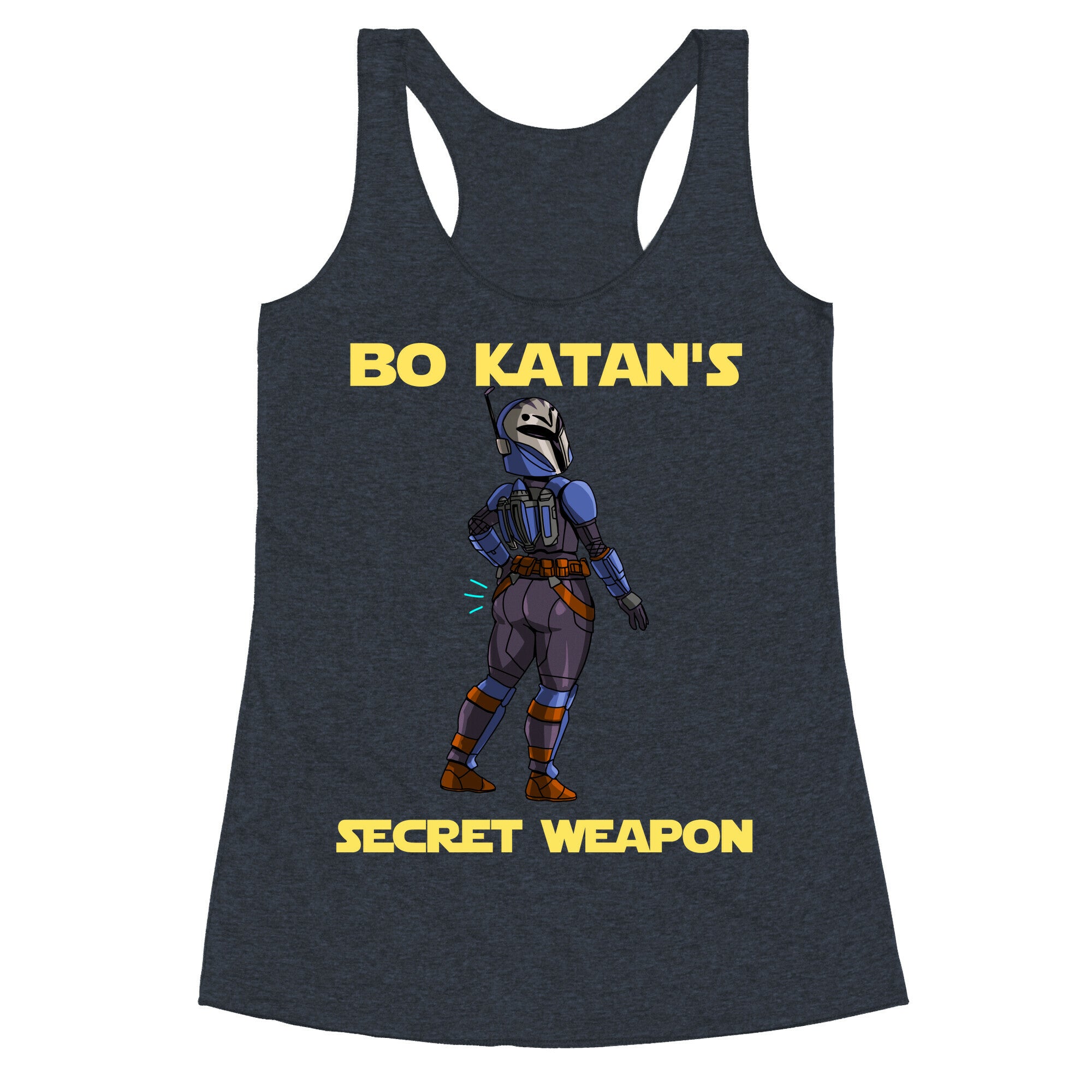 Bo Katan's Secret Weapon Racerback Tank