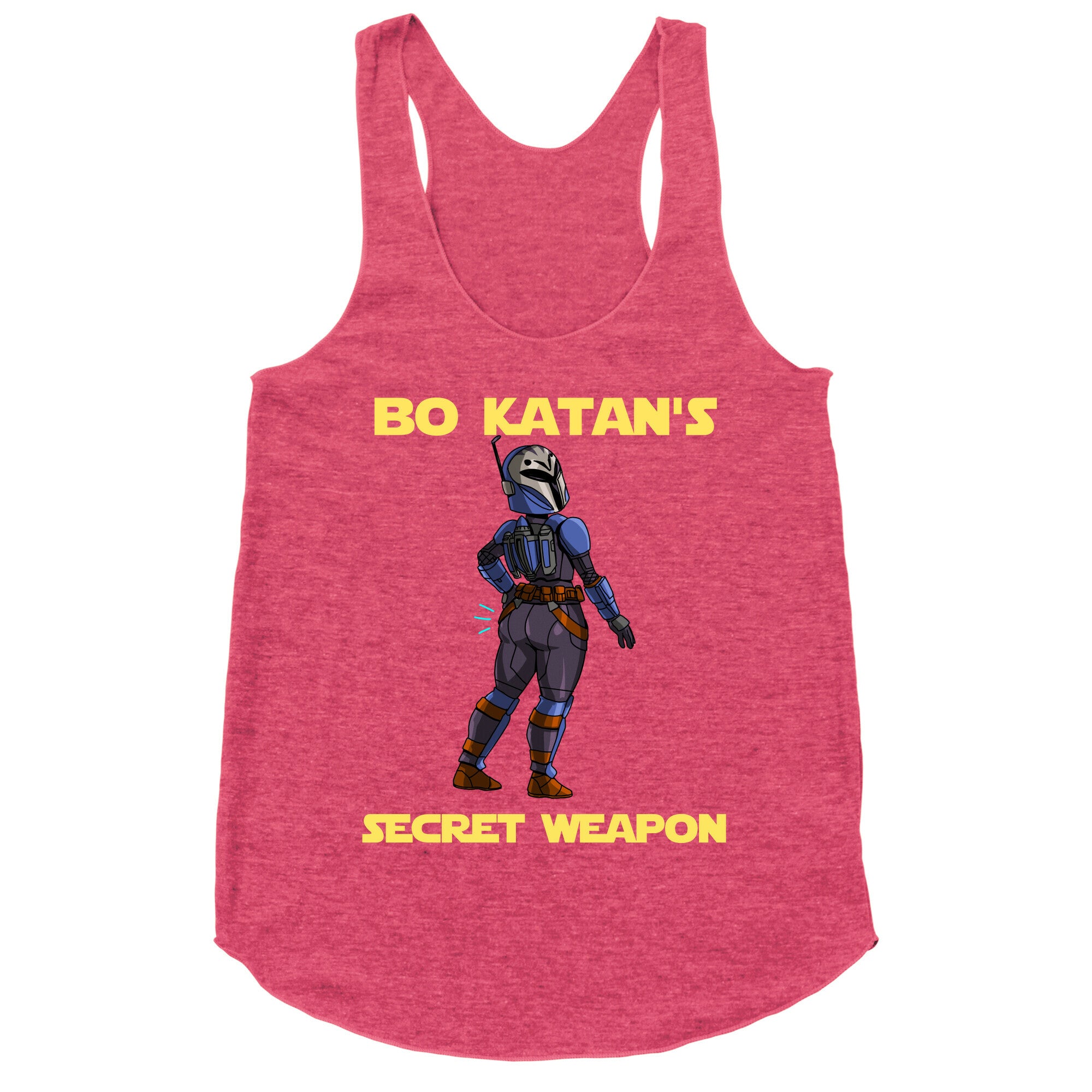 Bo Katan's Secret Weapon Racerback Tank