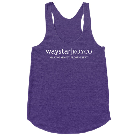 Waystar Royco: Making Money From Misery Racerback Tank