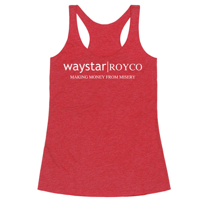 Waystar Royco: Making Money From Misery Racerback Tank