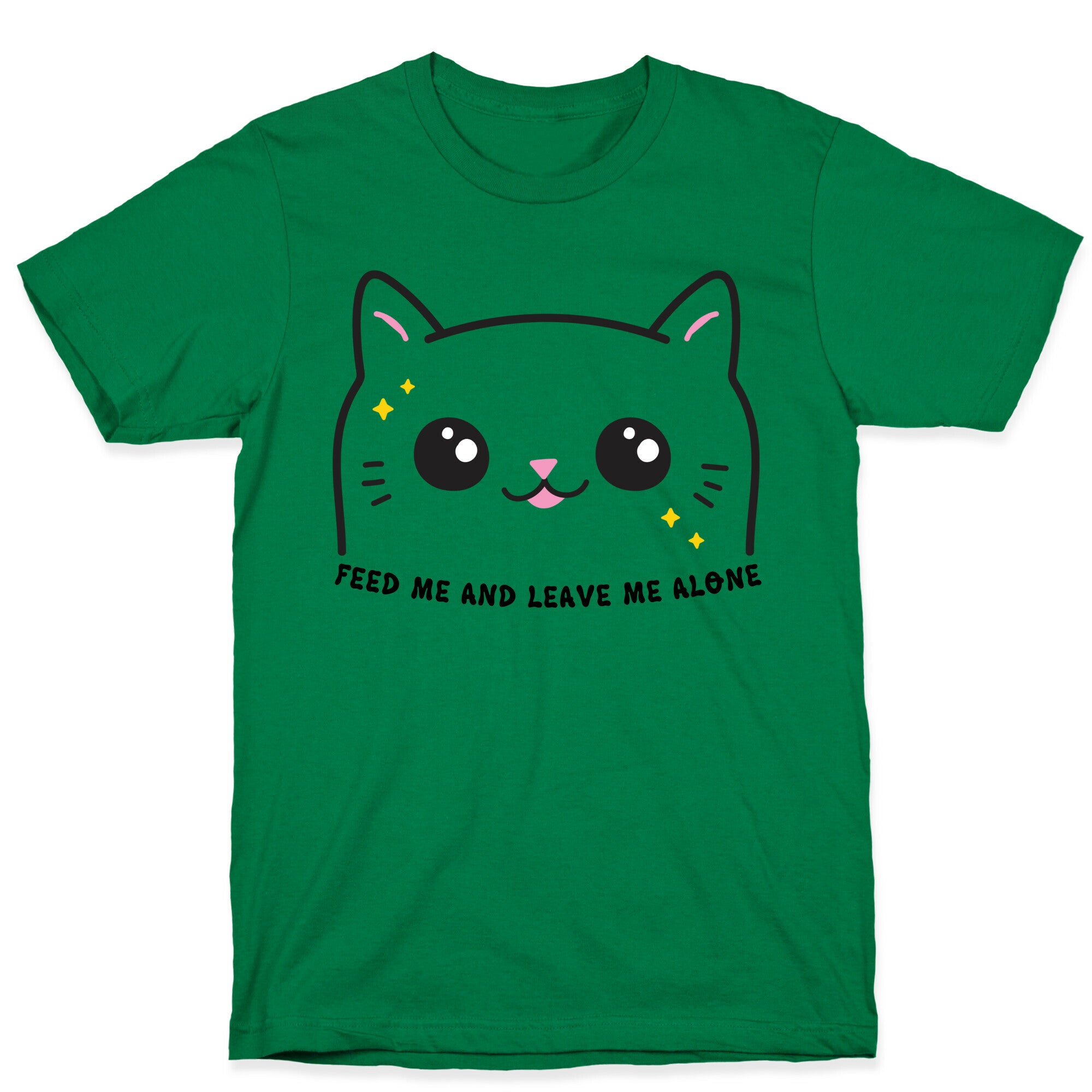 Feed Me And Leave Me Alone Cat T-Shirt