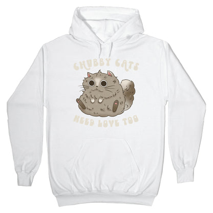 Chubby Cats Need Love Too Hoodie