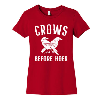 Crows Before Hoes Women's Cotton Tee