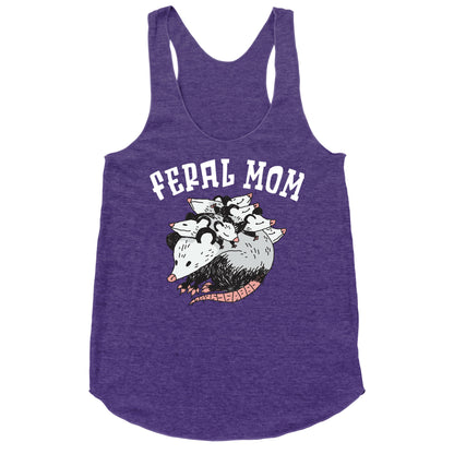 Feral Mom Racerback Tank