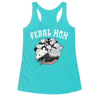 Feral Mom Racerback Tank