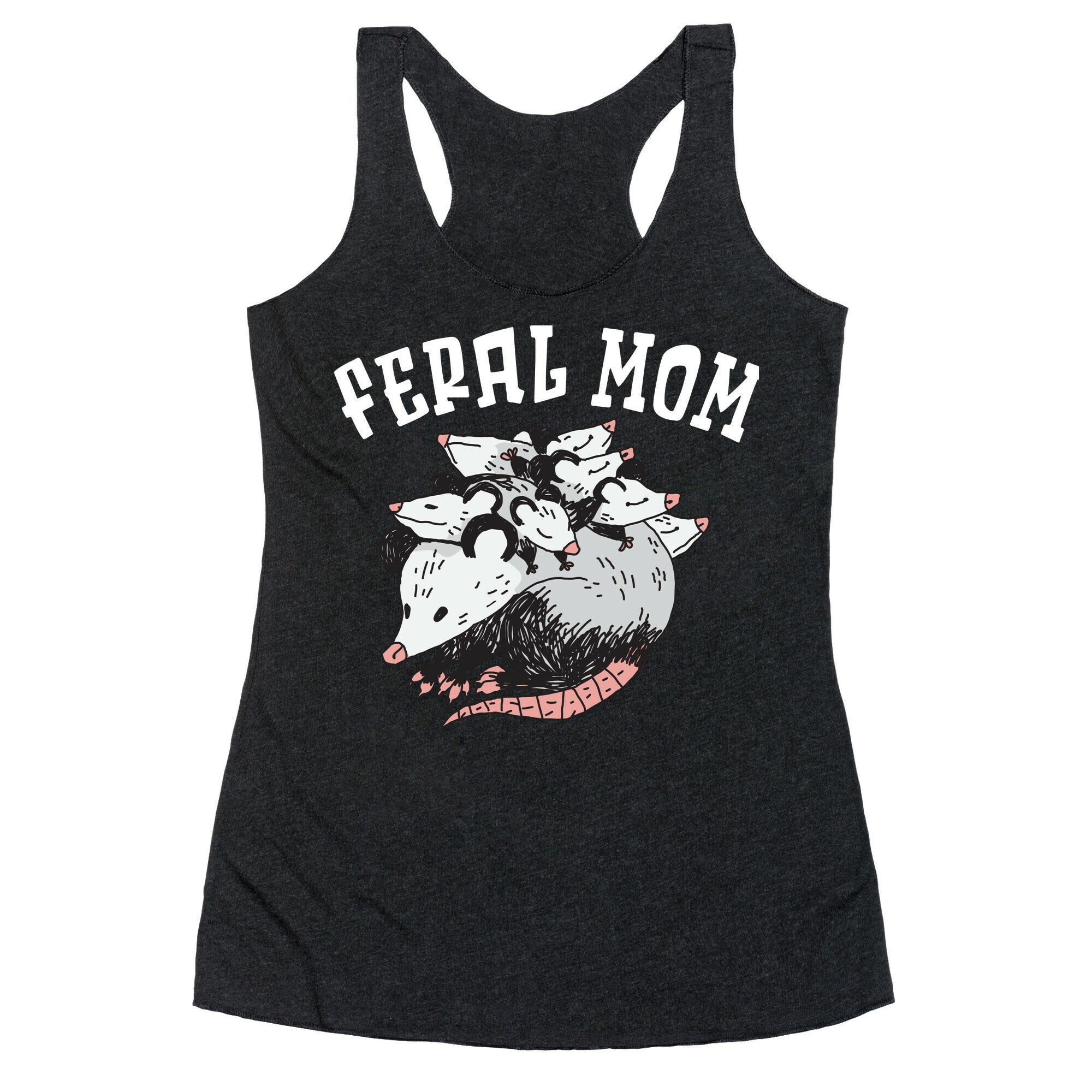 Feral Mom Racerback Tank