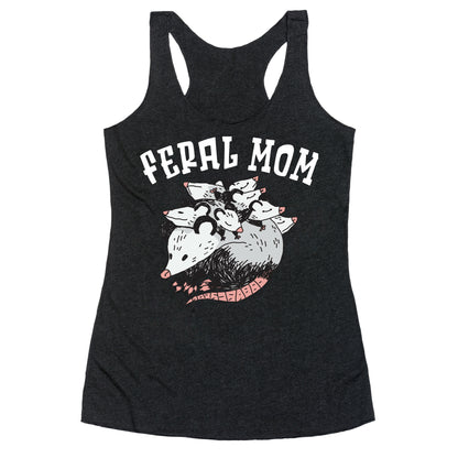 Feral Mom Racerback Tank