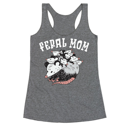 Feral Mom Racerback Tank