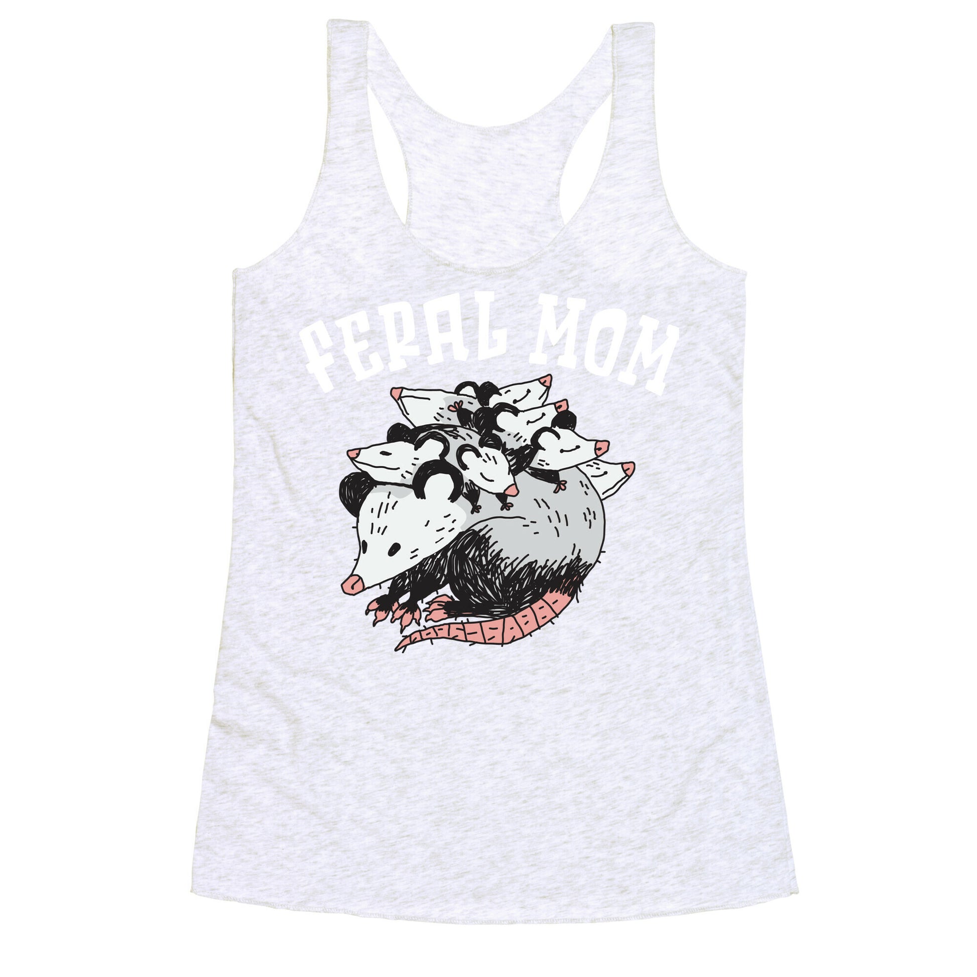 Feral Mom Racerback Tank