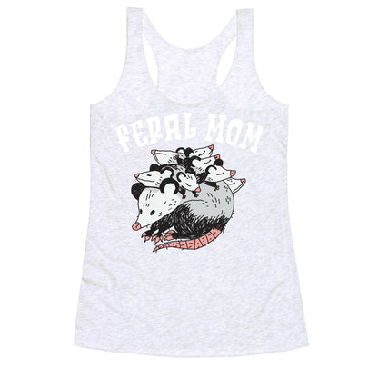 Feral Mom Racerback Tank