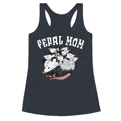 Feral Mom Racerback Tank