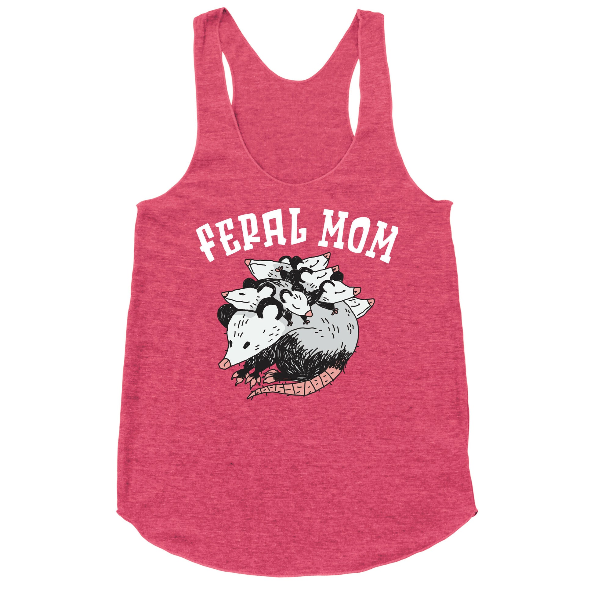 Feral Mom Racerback Tank