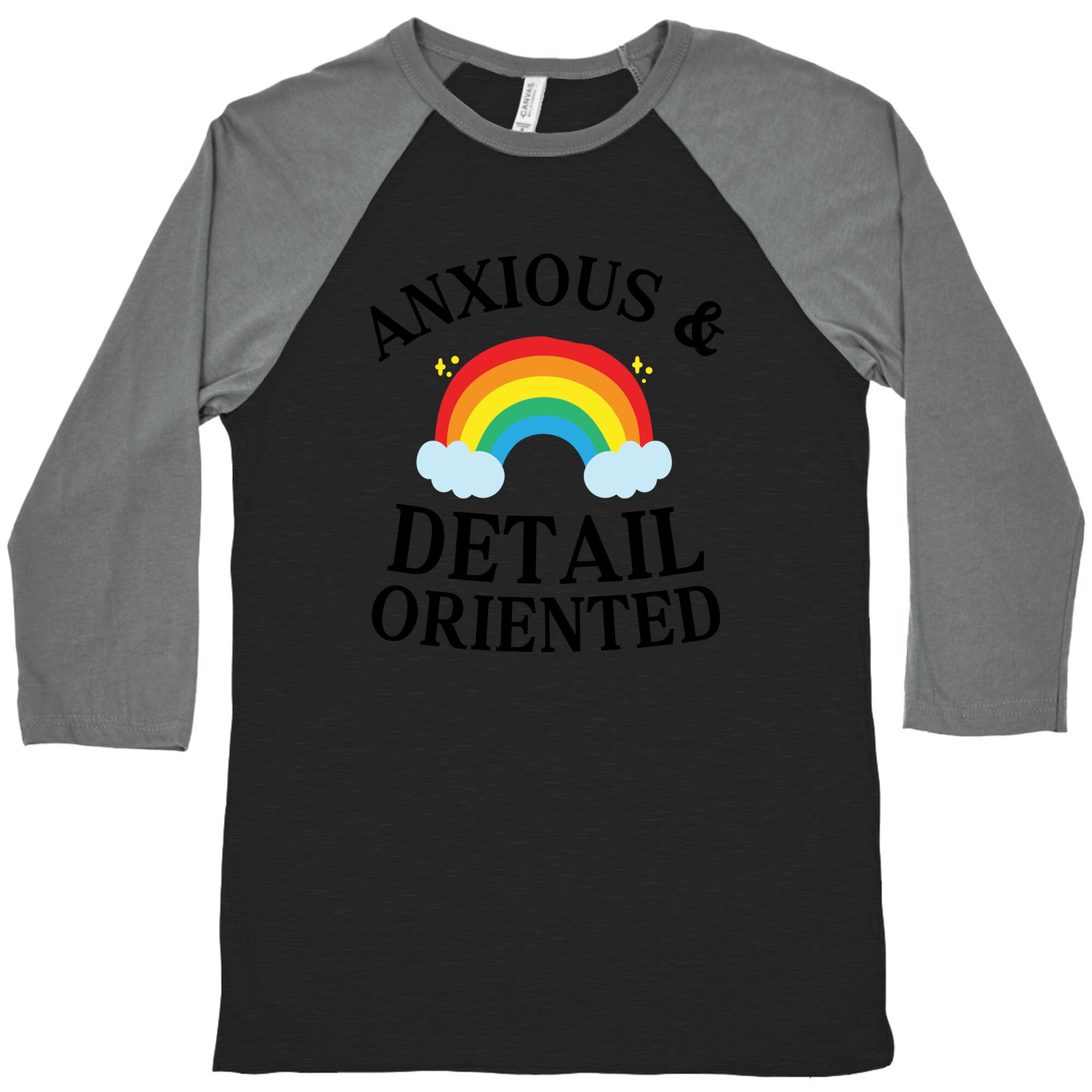 Anxious & Detail-oriented Baseball Tee