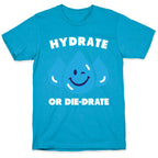 Hydrate Or Die-drate Unisex Triblend Tee