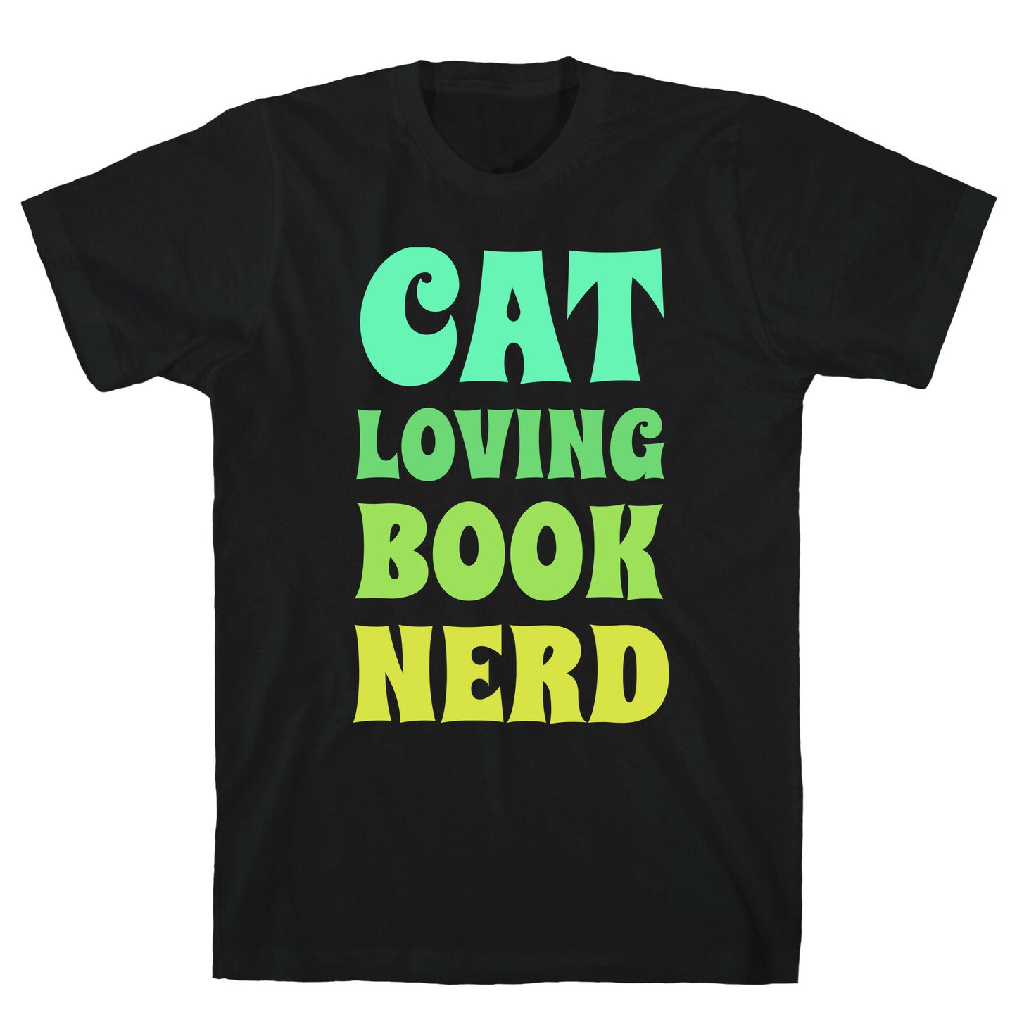 Cat-loving, Book-nerd T-Shirt