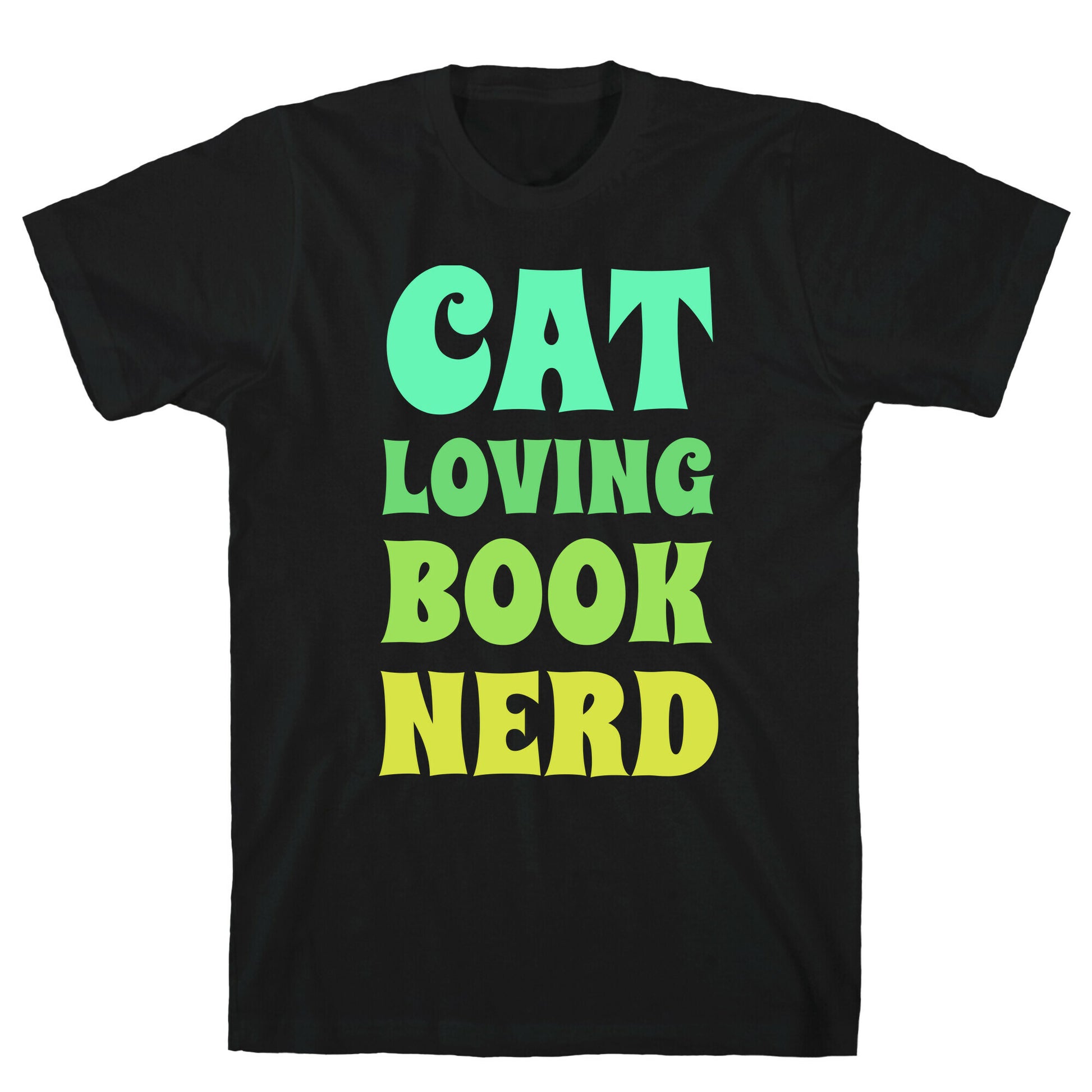 Cat-loving, Book-nerd T-Shirt