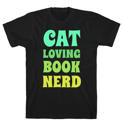 Cat-loving, Book-nerd T-Shirt