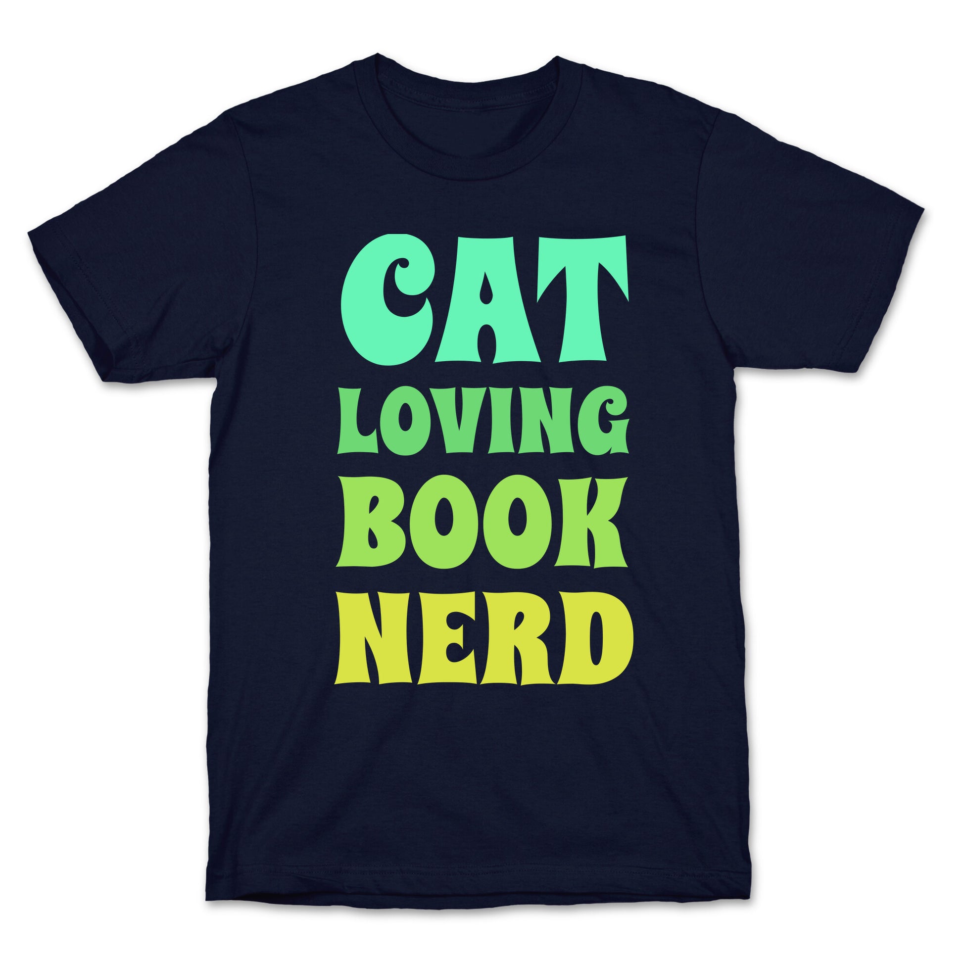 Cat-loving, Book-nerd T-Shirt