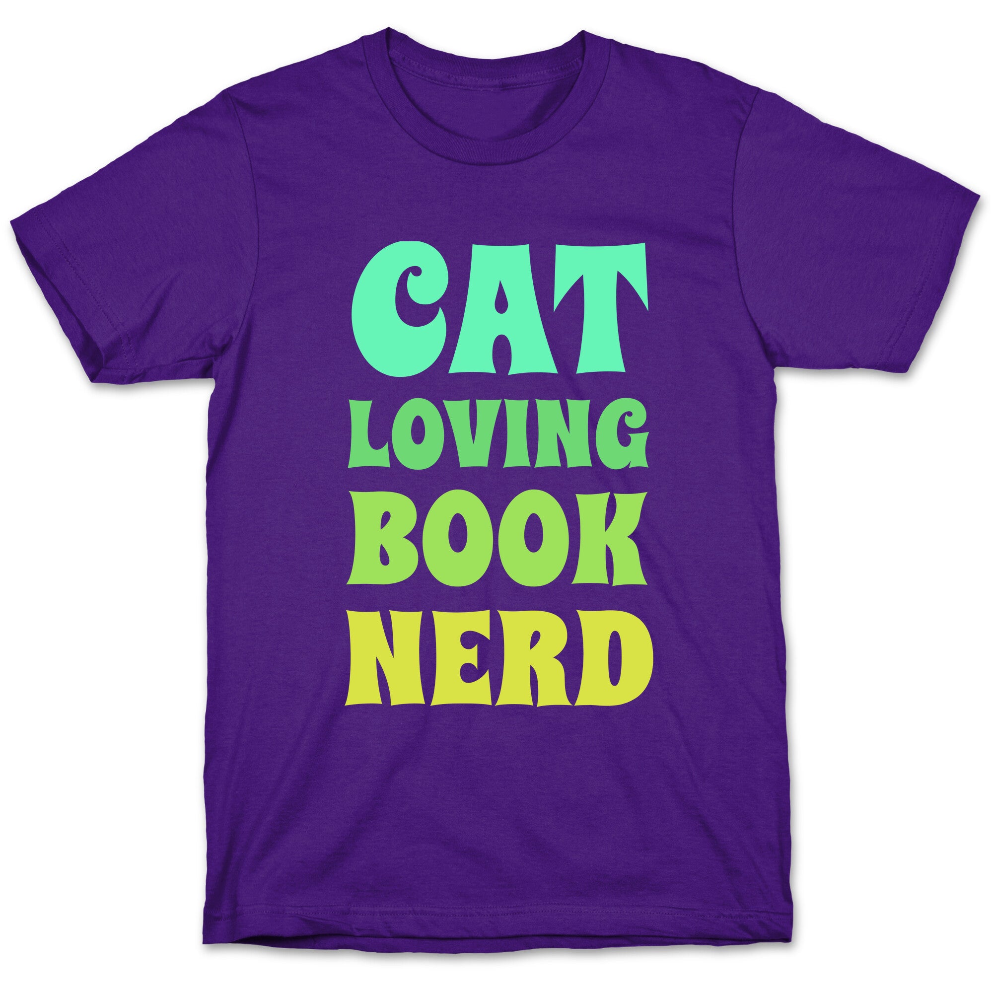 Cat-loving, Book-nerd T-Shirt
