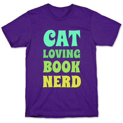Cat-loving, Book-nerd T-Shirt