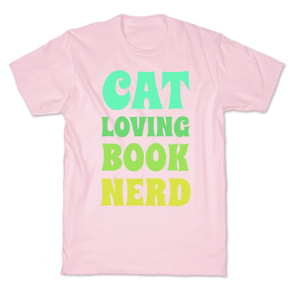 Cat-loving, Book-nerd T-Shirt