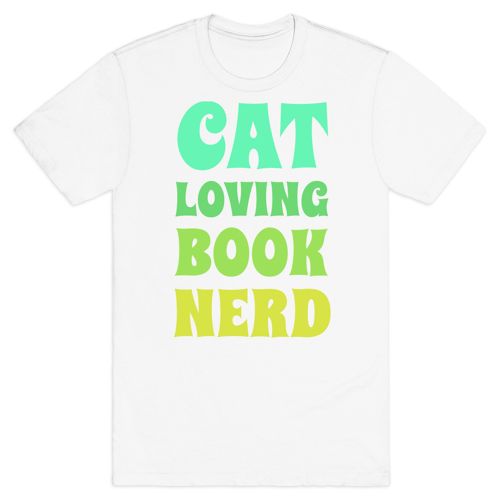Cat-loving, Book-nerd T-Shirt