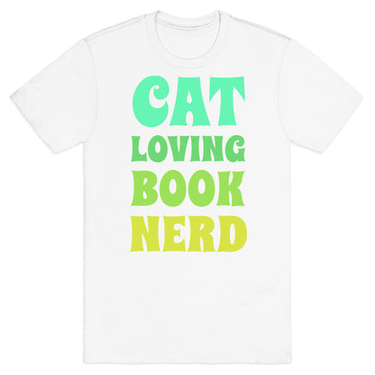 Cat-loving, Book-nerd T-Shirt