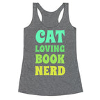 Cat-loving, Book-nerd Racerback Tank