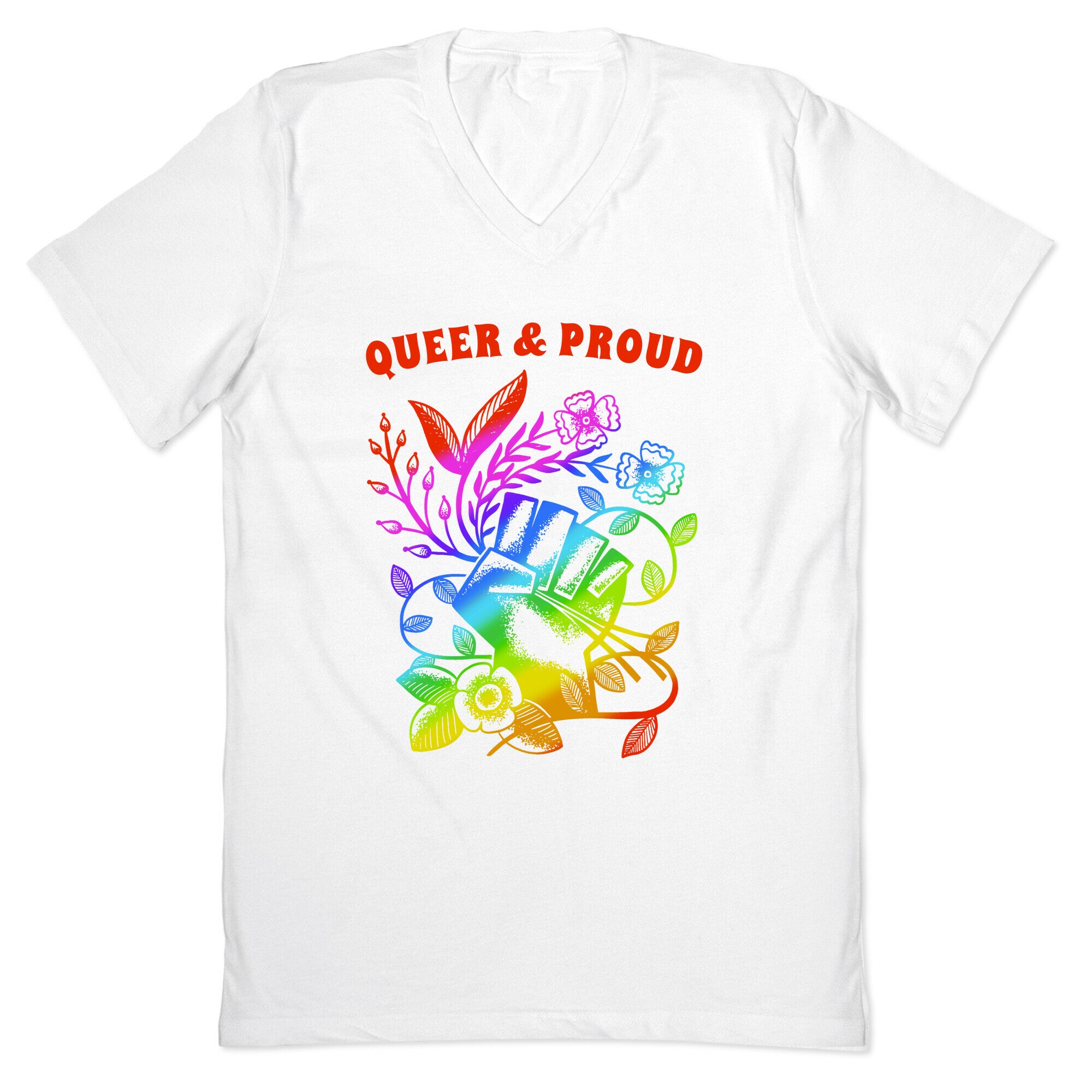 Queer And Proud V-Neck