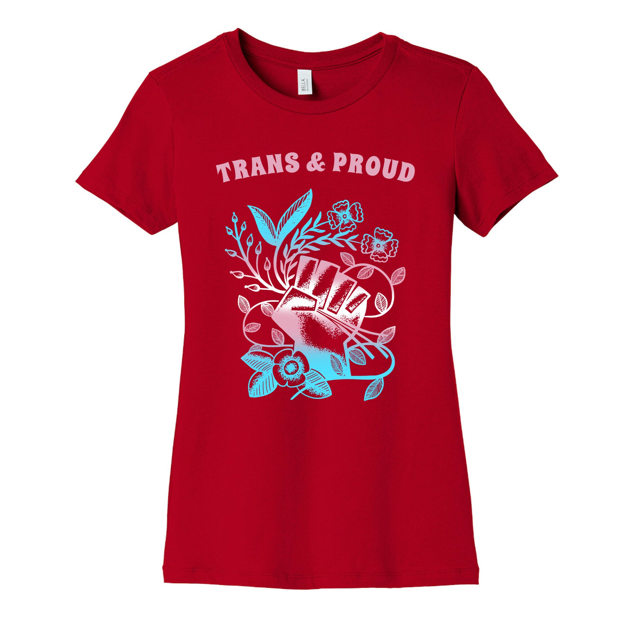 Trans & Proud Women's Cotton Tee